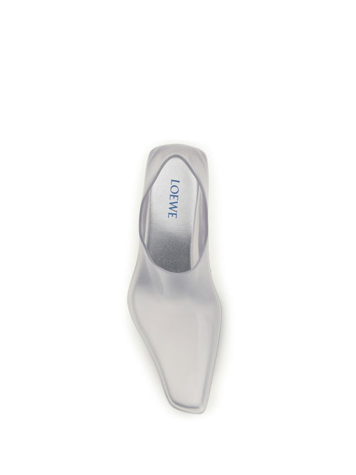 Loewe Emily Aqua PVC Ankle Boots - Transparent
