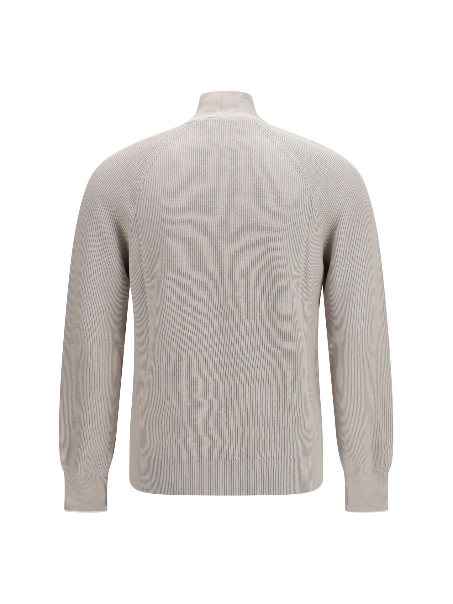 BRUNELLO CUCINELLI Cotton Sweater with a high neckline
