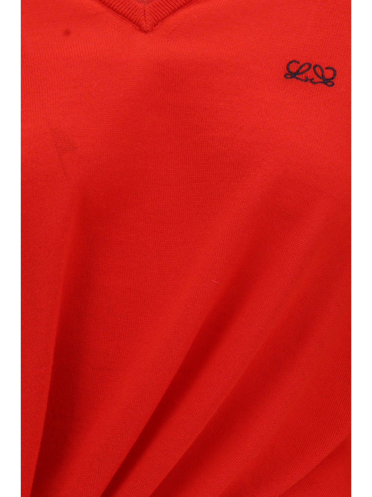 Loewe Wool Sweater with logo - Red