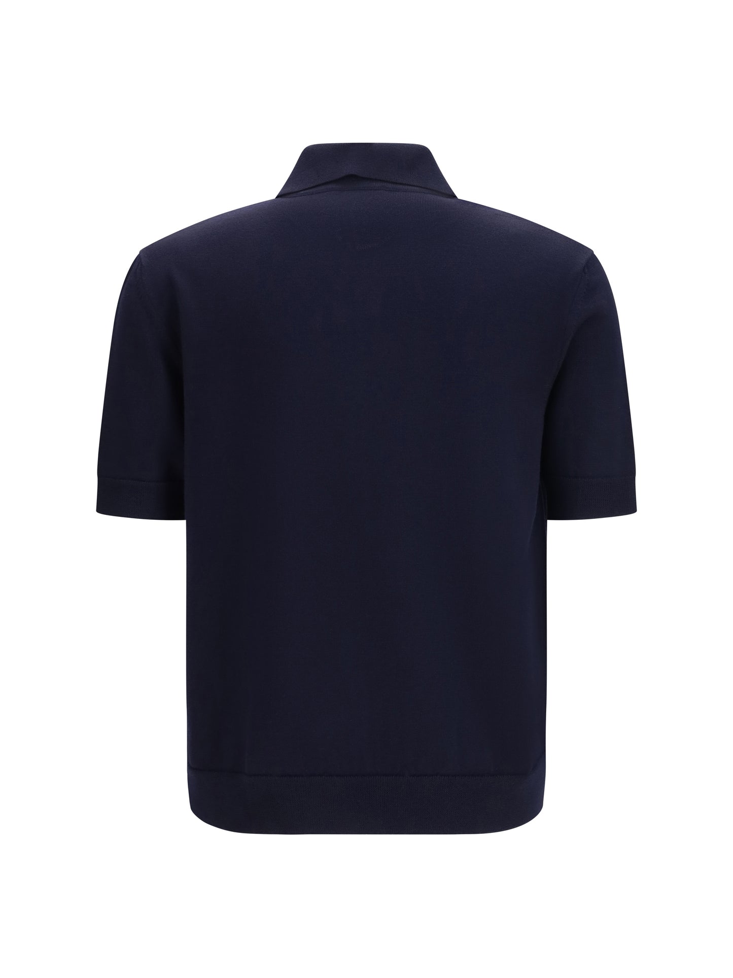 BALMAIN Short-sleeve wool Polo