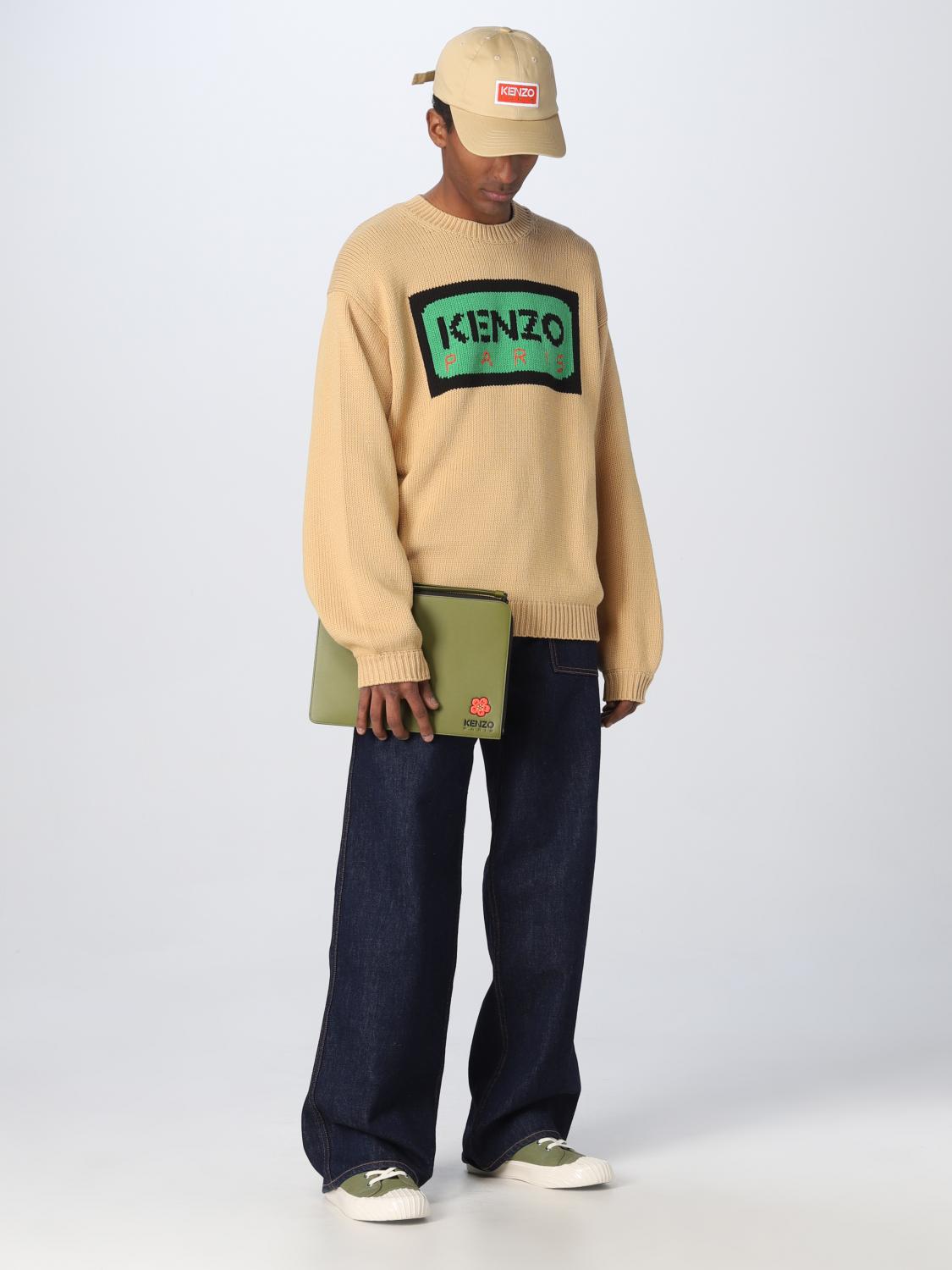 Kenzo Sweater Men Beige