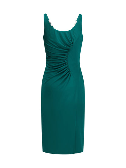VERSACE Midi jersey Dress