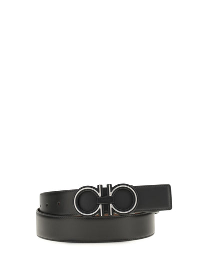 FERRAGAMO Reversible leather Belt