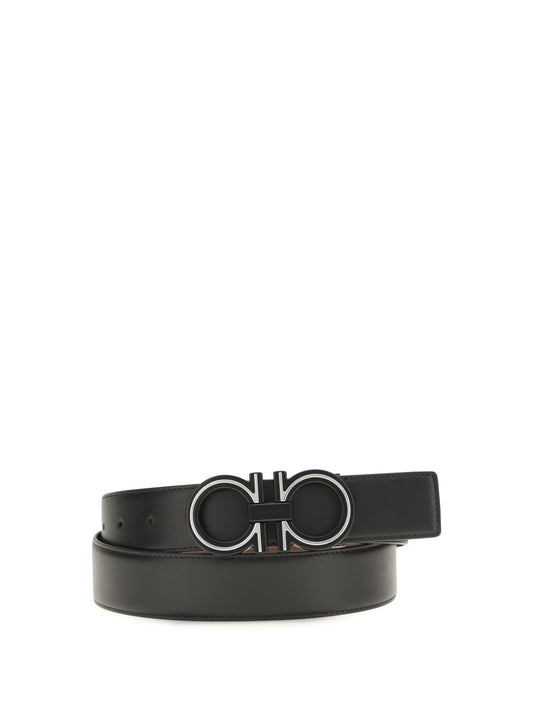 FERRAGAMO Reversible leather Belt