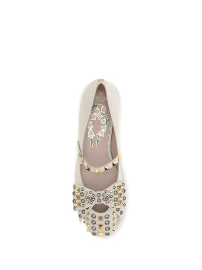 VALENTINO GARAVANI Mary-Jane Bowow Ballerinas