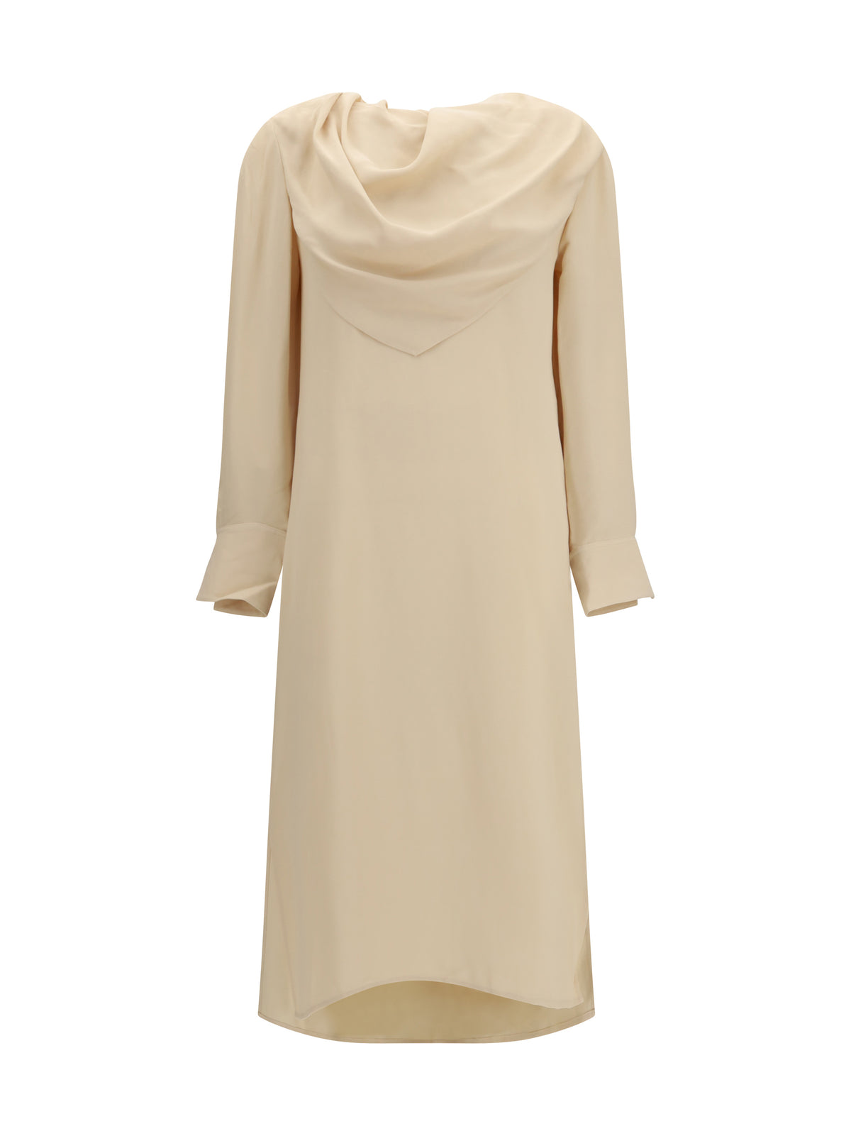 Acne Studios Draped backless midi Dress - Sand Beige
