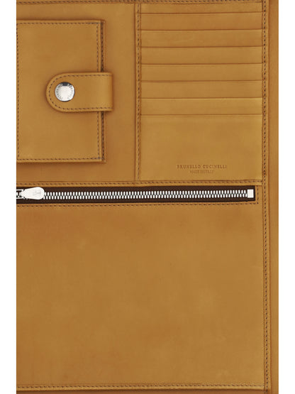 BRUNELLO CUCINELLI Leather Laptop Case