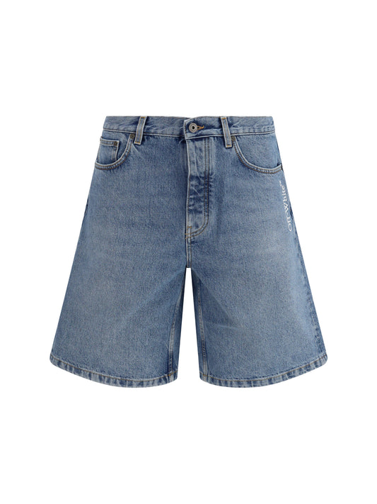 OFF-WHITE Half Arrow denim Shorts