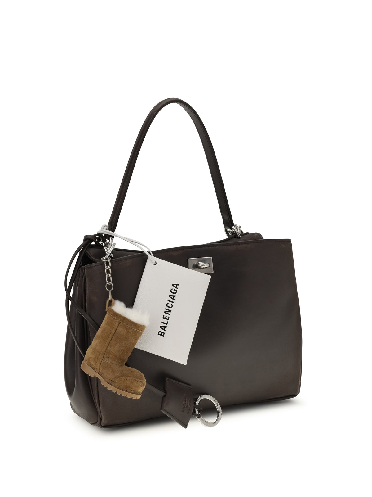 Balenciaga Small Rodeo Shoulder Bag - Espresso