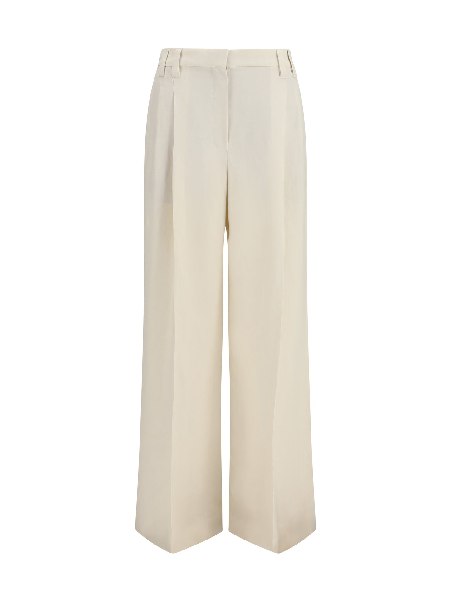BRUNELLO CUCINELLI Wide Pants in fluid twill