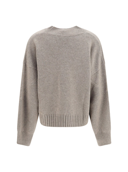 Malo Cashmere crew neck Sweater - Stone Beige