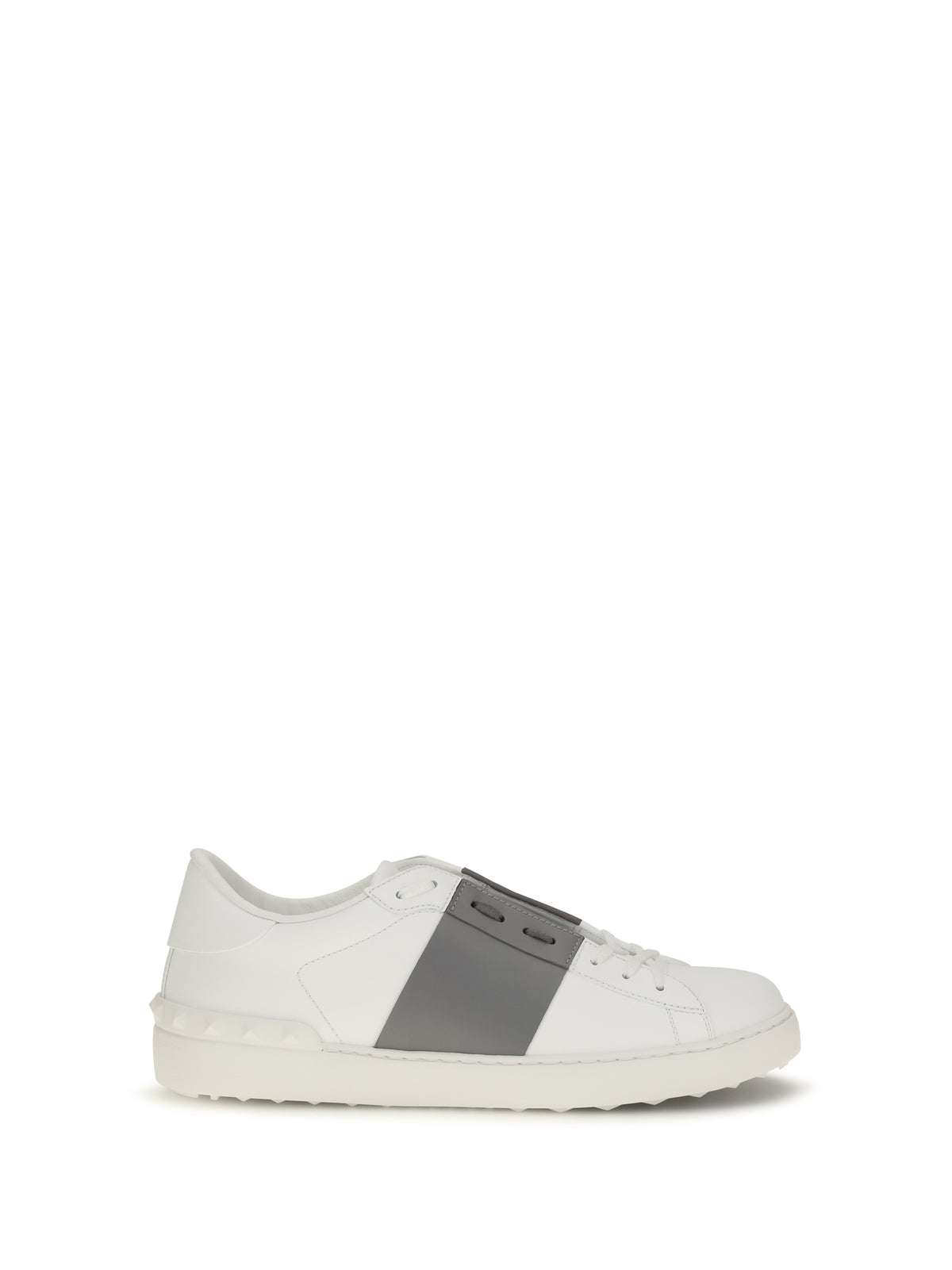 Valentino Garavani Open Sneakers - White/Dark Steel