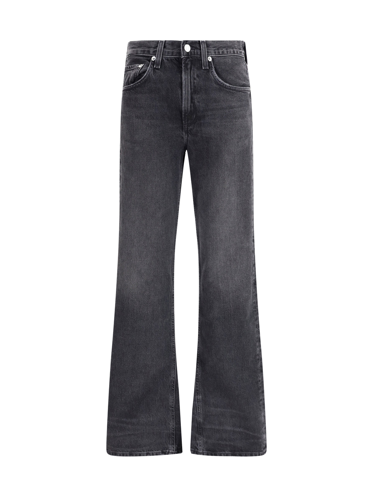Agolde Mid-rise kick boot Jeans - Obscure (Worn Dk Blk)