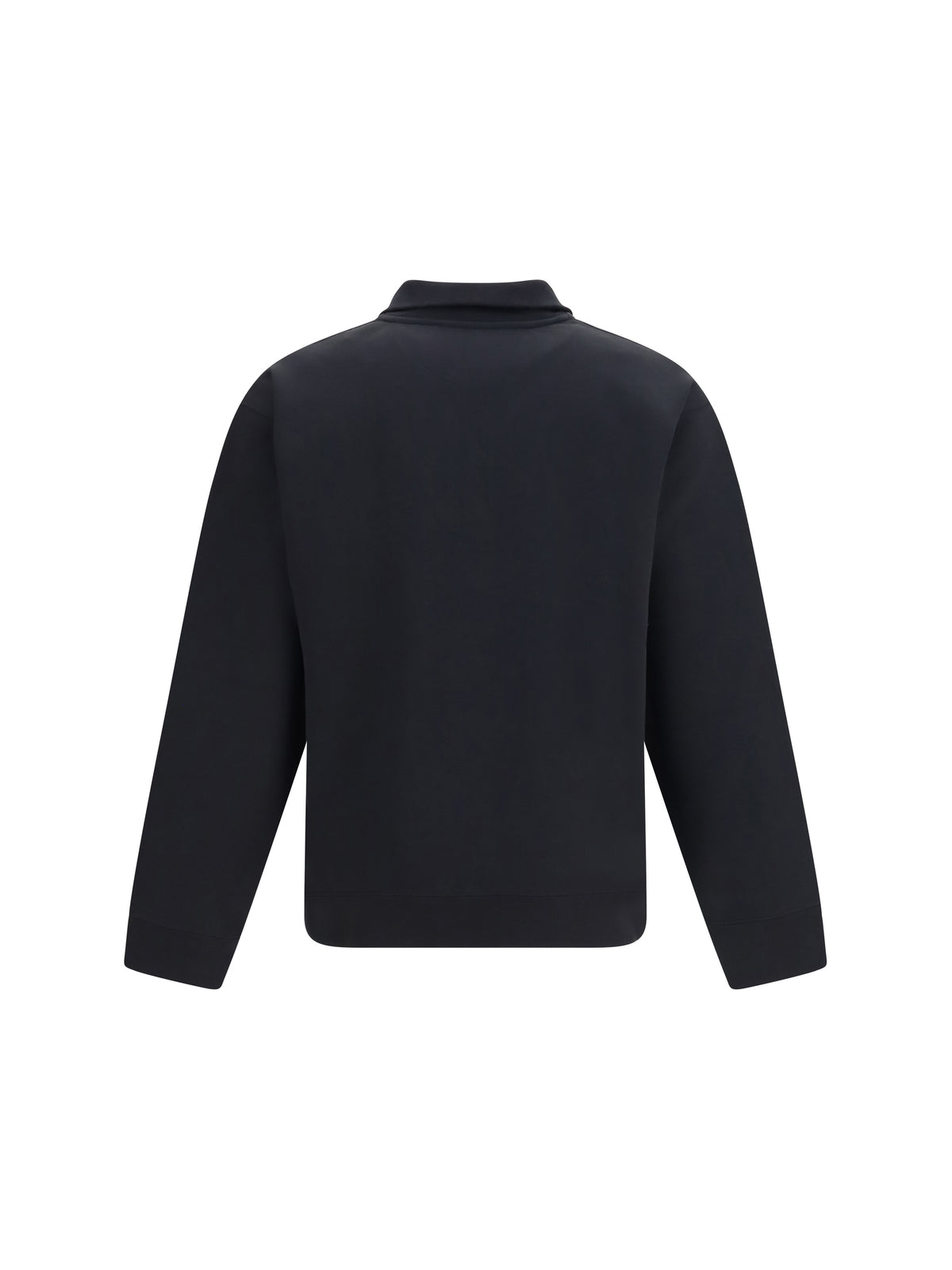 Valentino Half-zip high-neck jersey Sweatshirt - Black