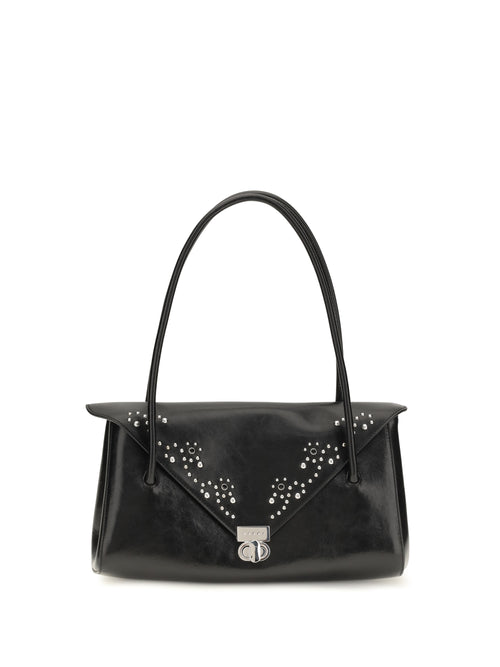 Marni Milanetto studded leather Shoulder Bag - Black