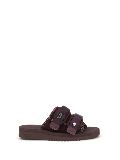 Forte_forte Double-strap Sandals - Grape
