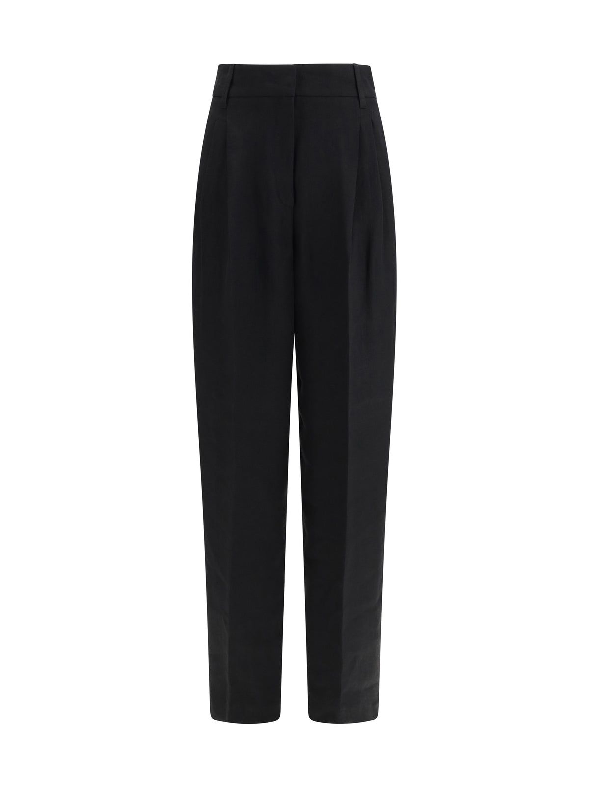Max Mara Studio Mstsumero Pants in linen batavia - Black