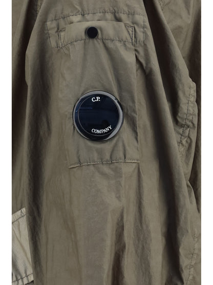 C.P. Company Bi-TM Mixed Lens bomber Jacket - Gunmetal