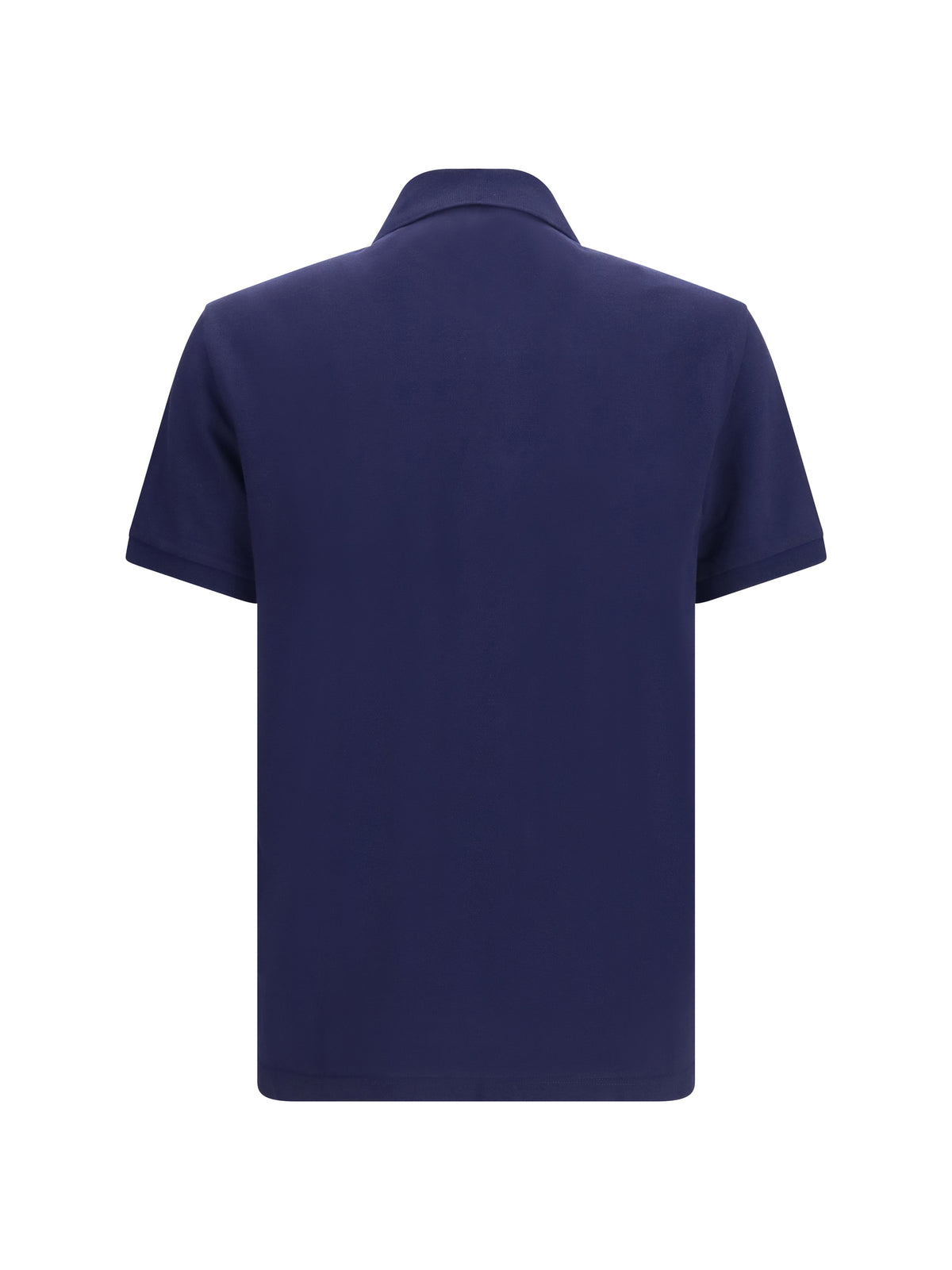 Versace Cotton piqué Polo with Medusa patch - Dark Navy