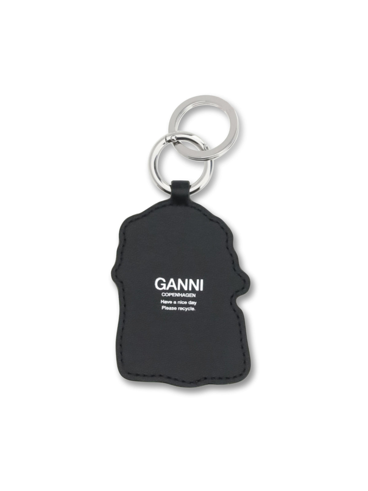 Ganni Poodle Key Ring - Black