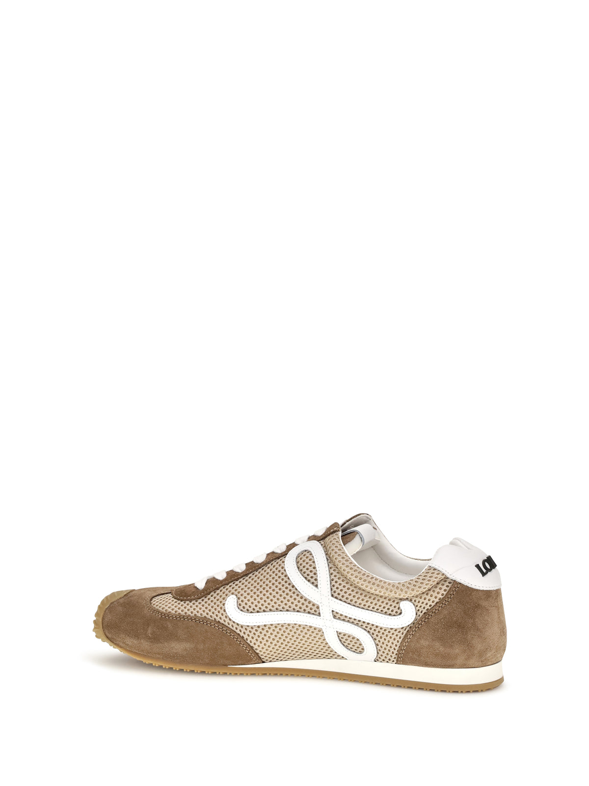 Loewe Ballet Runner 2.0 suede and mesh Sneakers - Beige/White/Brown