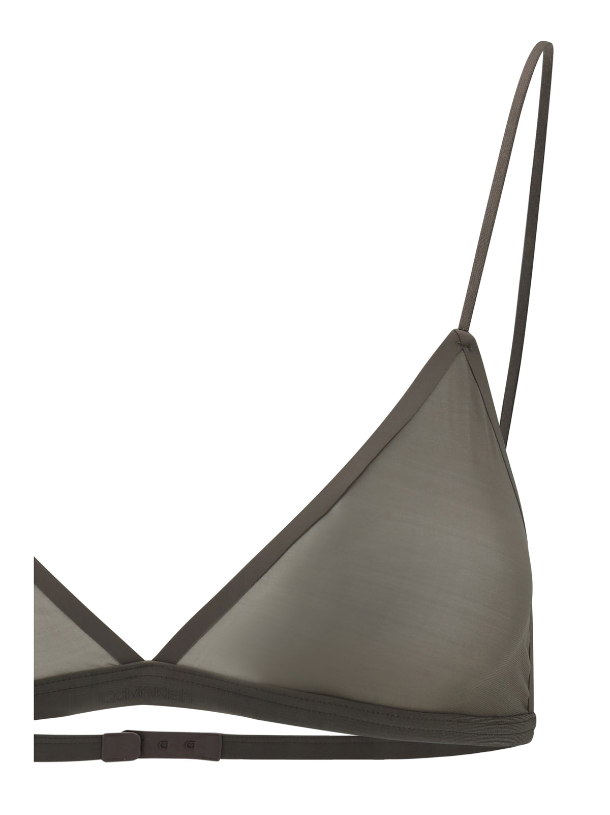 Calvin Klein Ruby Triangle Bra - Aluminum