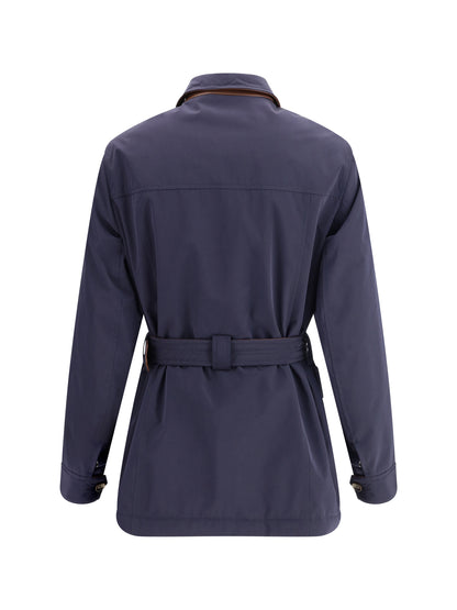 BRUNELLO CUCINELLI Membraned nylon saharan Jacket