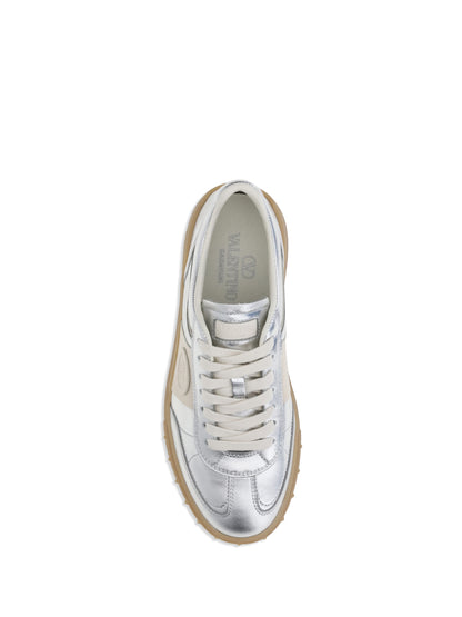 VALENTINO GARAVANI Laminated leather Upvillage Sneakers