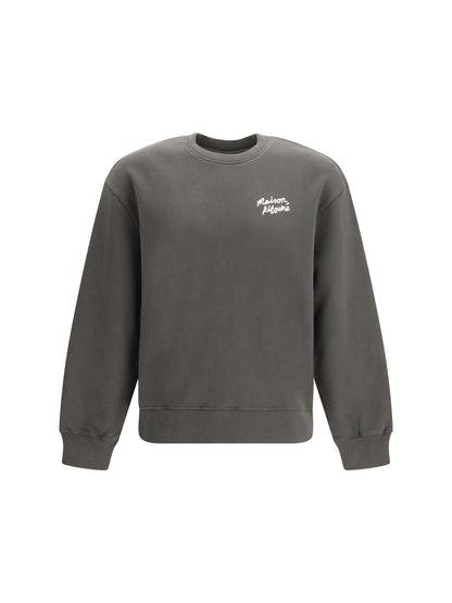 Maison Kitsuné Cotton Sweatshirt wih logo - Beluga