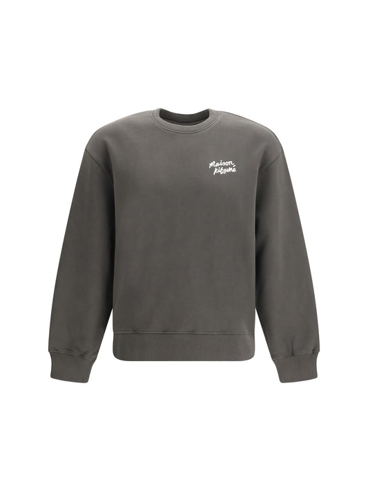 Maison Kitsuné Cotton Sweatshirt wih logo - Beluga