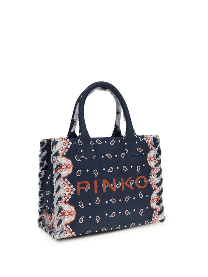 PINKO Canvas Tote Bag