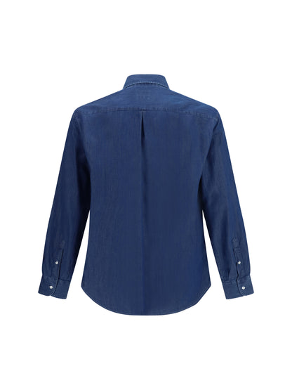 Brunello Cucinelli Lightweight denim Shirt - Denim Dark