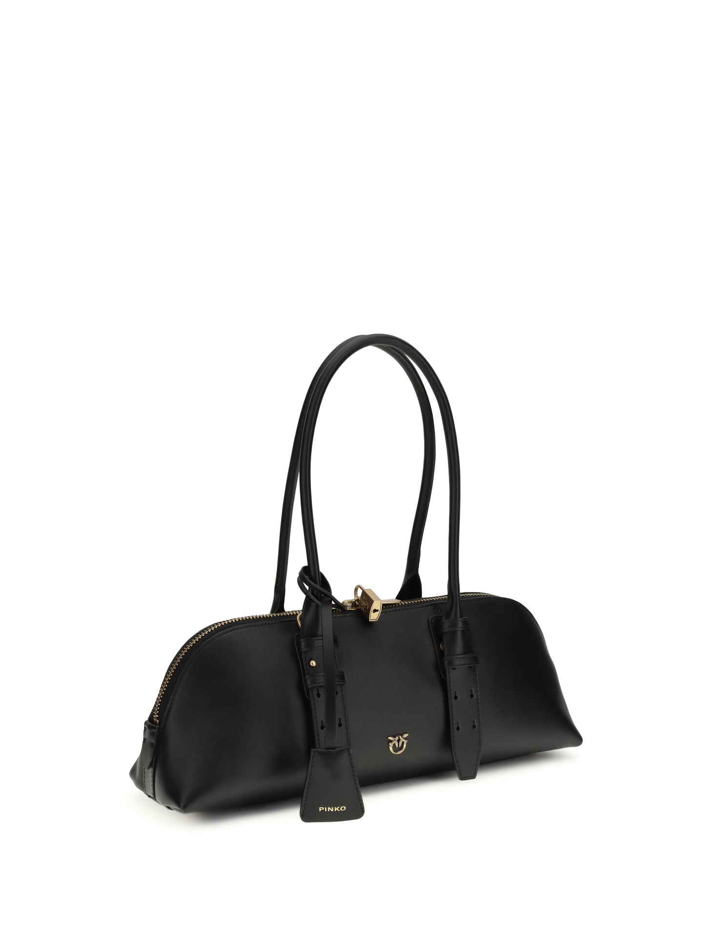 PINKO Large Bowling Baguette Shoulder Bag