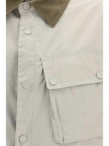 Belstaff Ground Jacket with velvet collar - Silver Birch