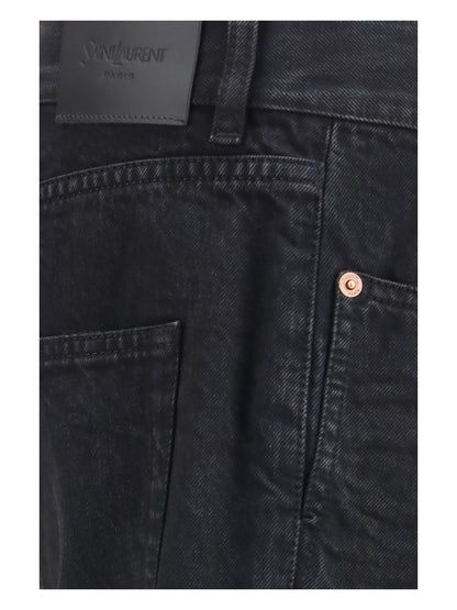 Saint Laurent Slim fit denim Jeans - Black Sand