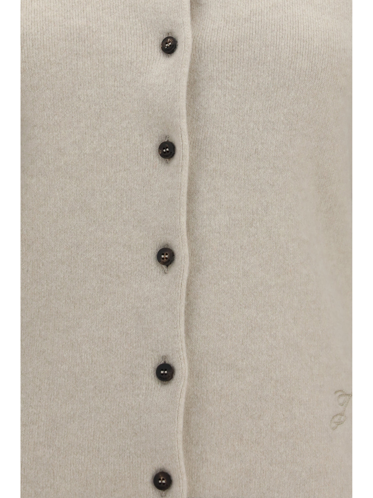 Jacquemus Tempo wool-cashmere Cardigan - Light Beige