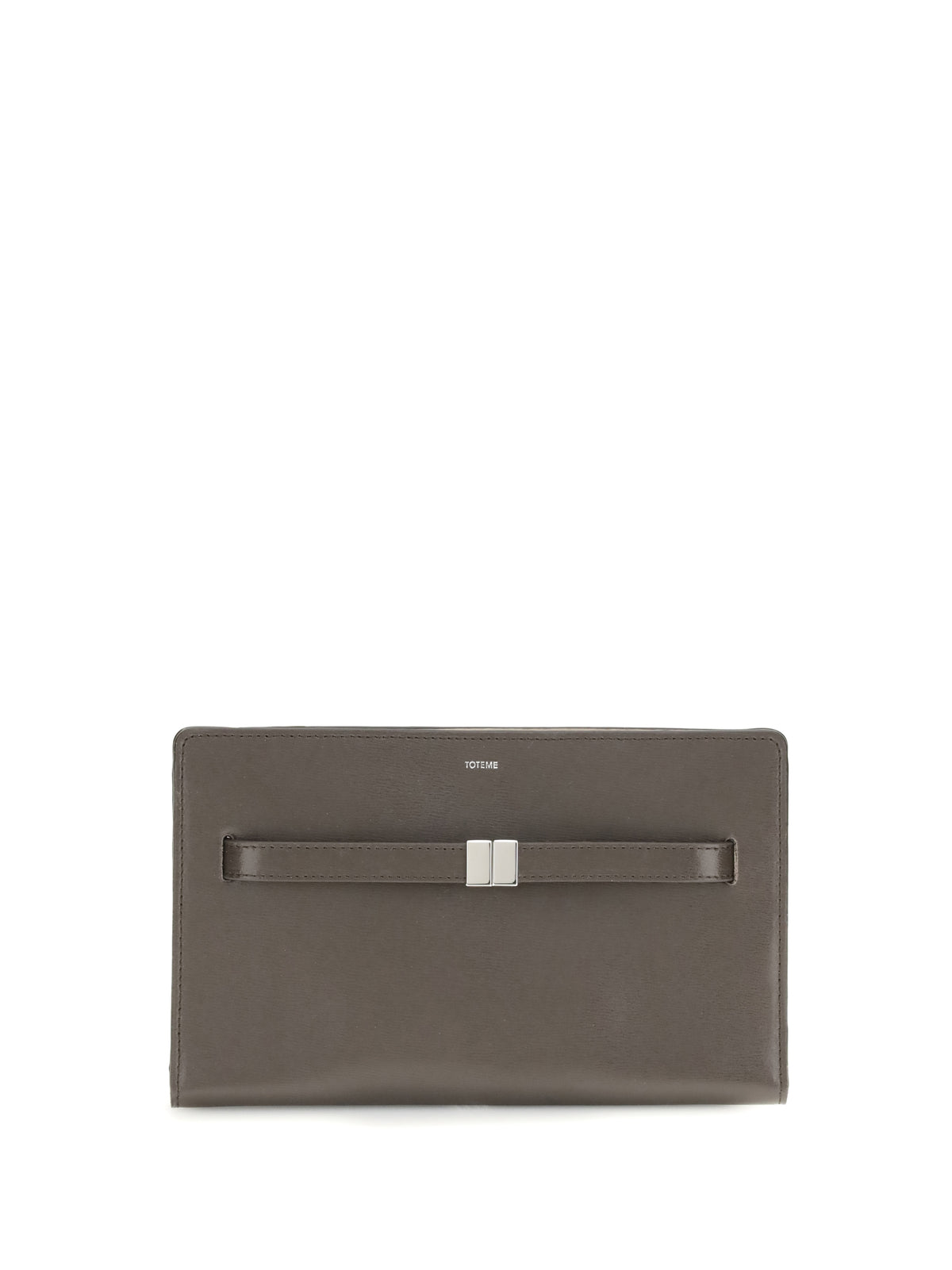 Toteme Belted leather crossbody Bag - Bark