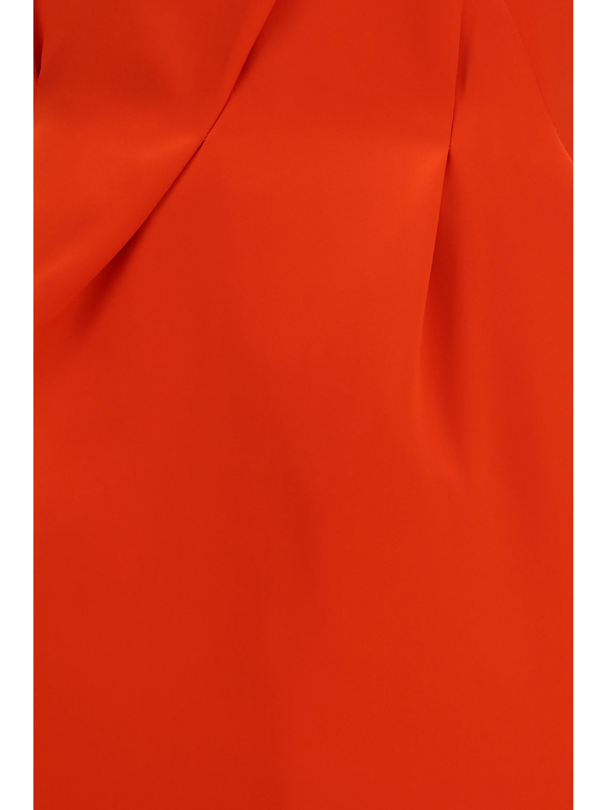 Magda Butrym Silk Mini Skirt with ruffled waist - Red