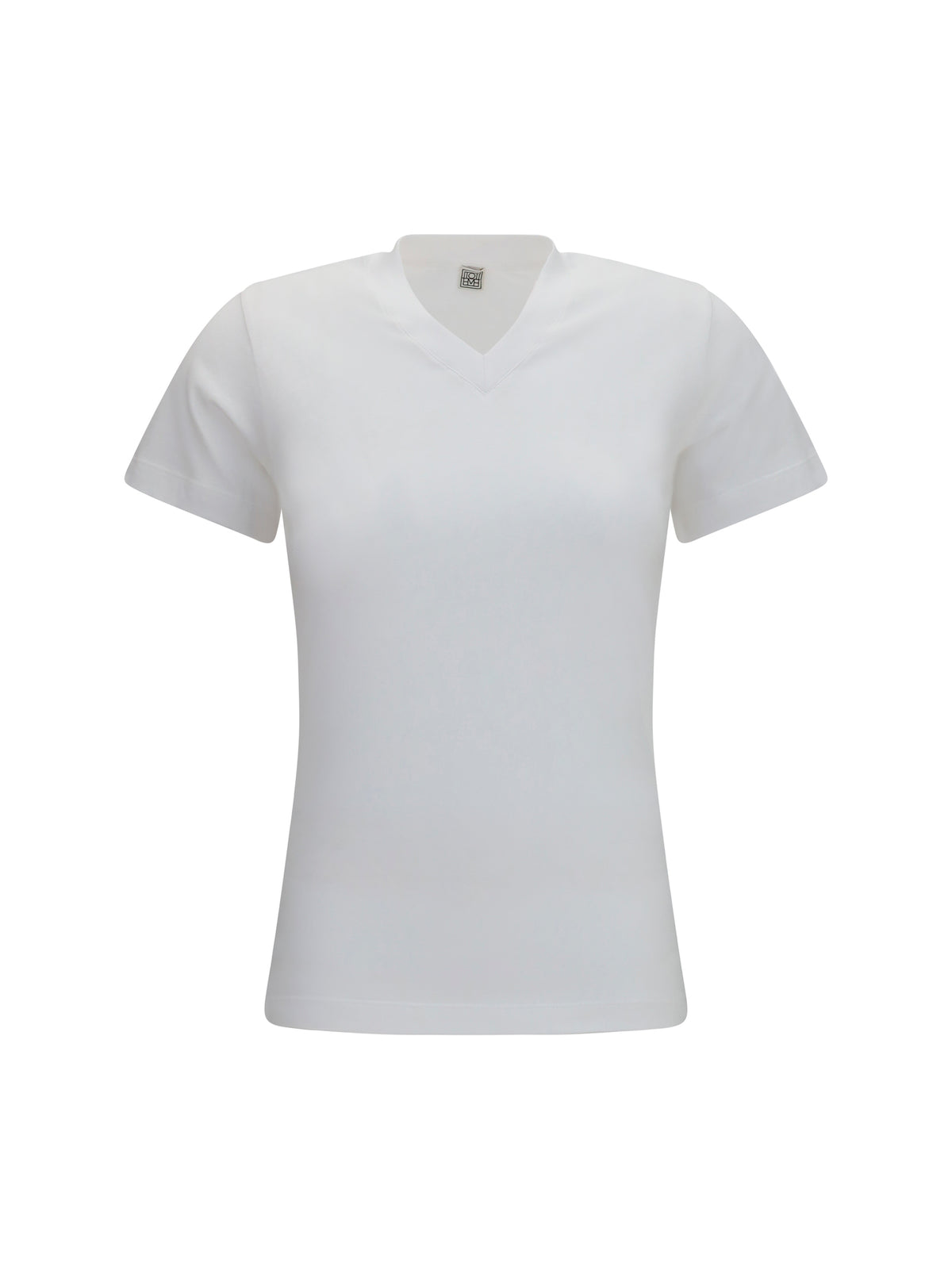 Toteme V-neck cotton jersey T-shirt - Optic White