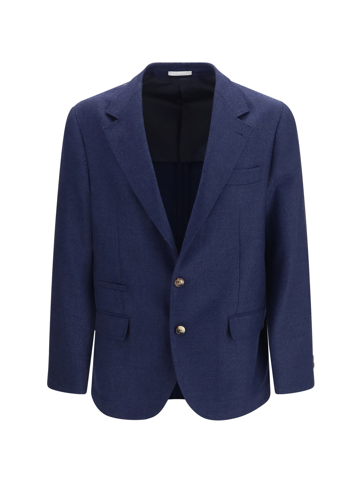 Brunello Cucinelli Single breasted wool Blazer - Navy