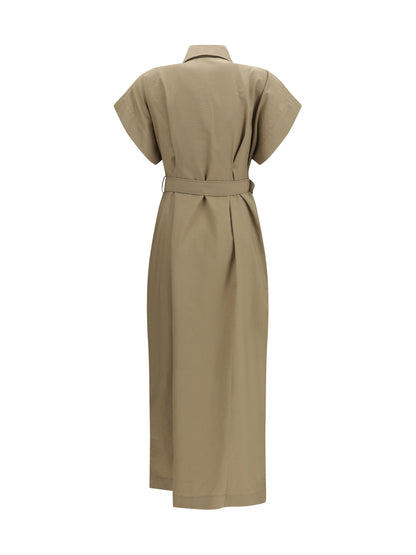BRUNELLO CUCINELLI Pocket belted midi Dress