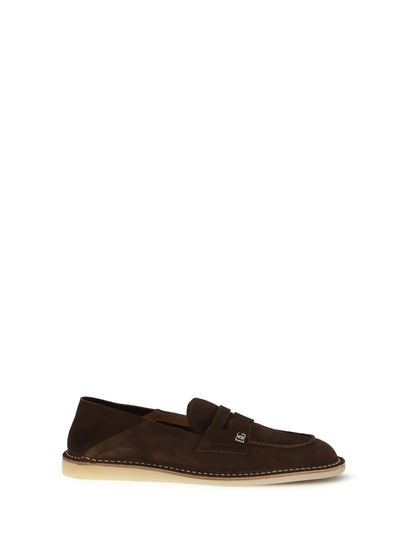 DOLCE & GABBANA Suede Loafers