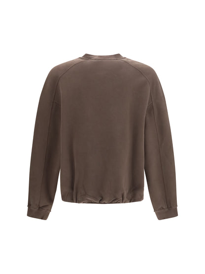 Jacquemus Le Sweatshirt Montaigne crewneck Sweatshirt - Dark Brown 1