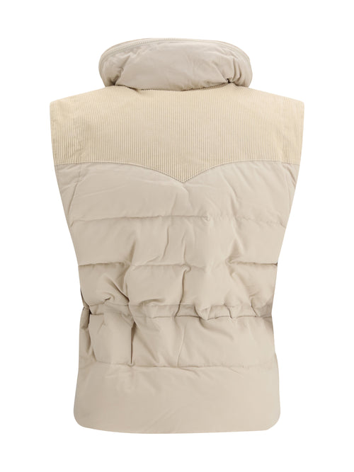 Isabel Marant Étoile Olfa padded Gilet - Ecru