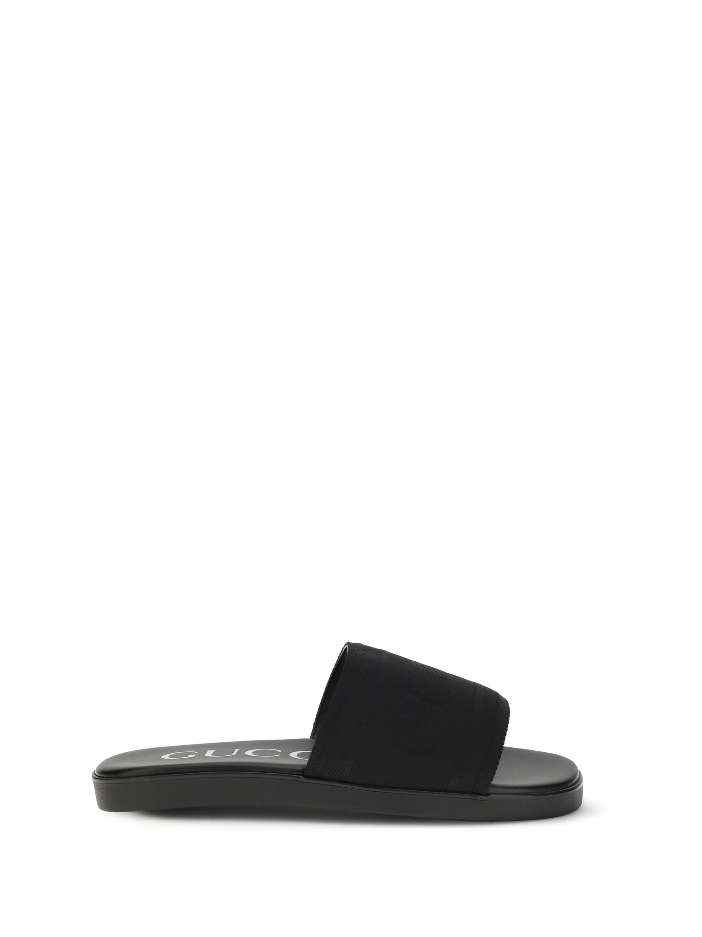 GUCCI Jacquard fabric Slides
