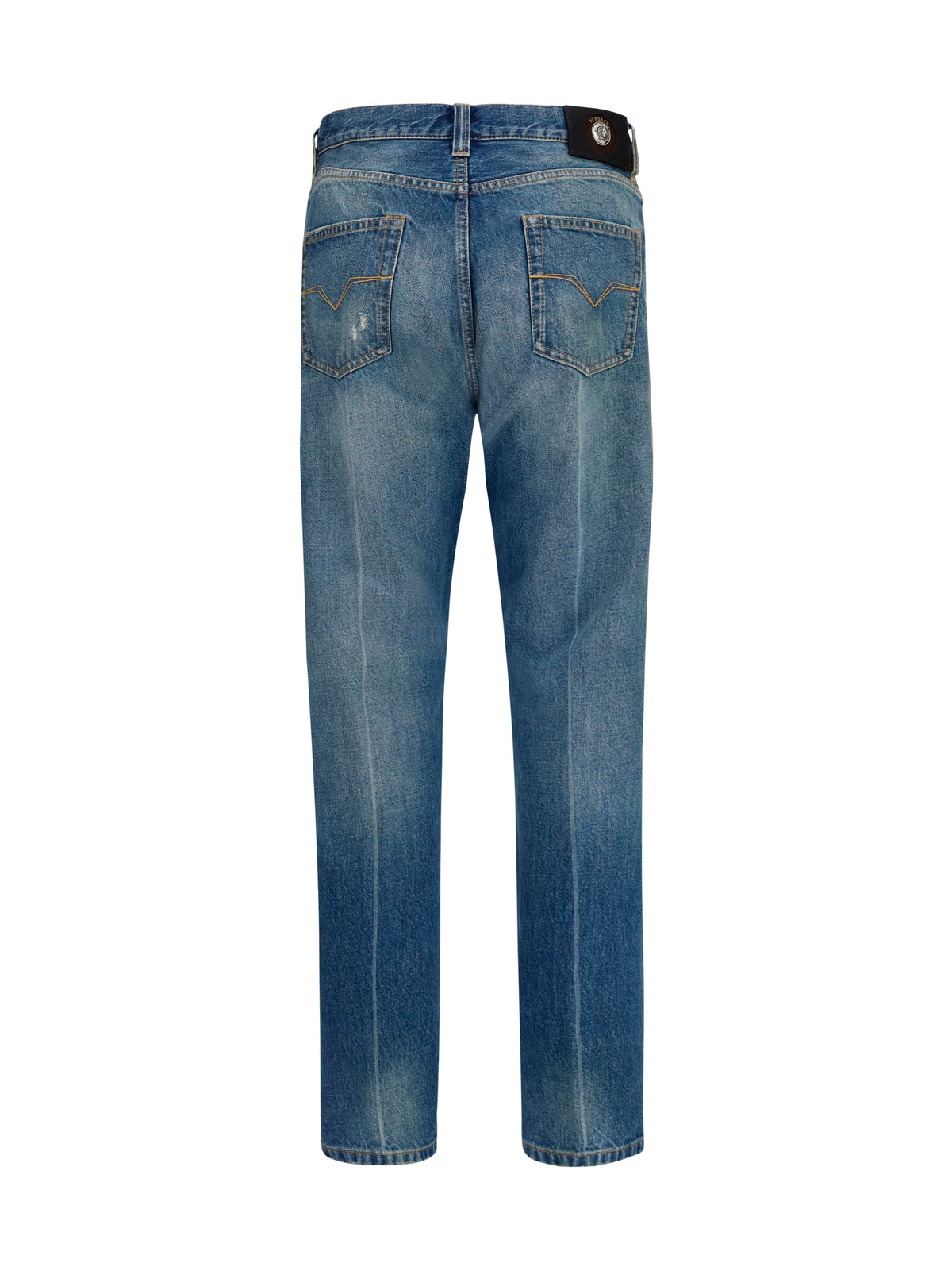 Versace Straight-leg denim Jeans - Medium Blue