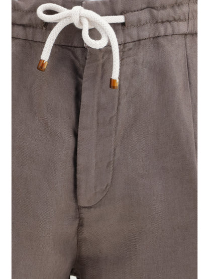 BRUNELLO CUCINELLI Linen Dyed Shorts