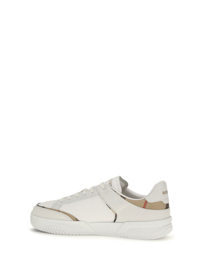 Burberry Harrow Sneakers - White / Archive Beig