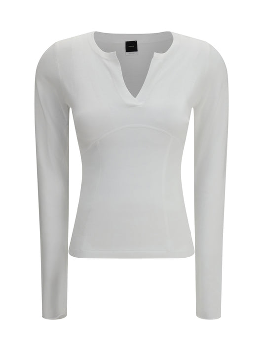 PINKO Sweater long-sleeve with V-open neckline