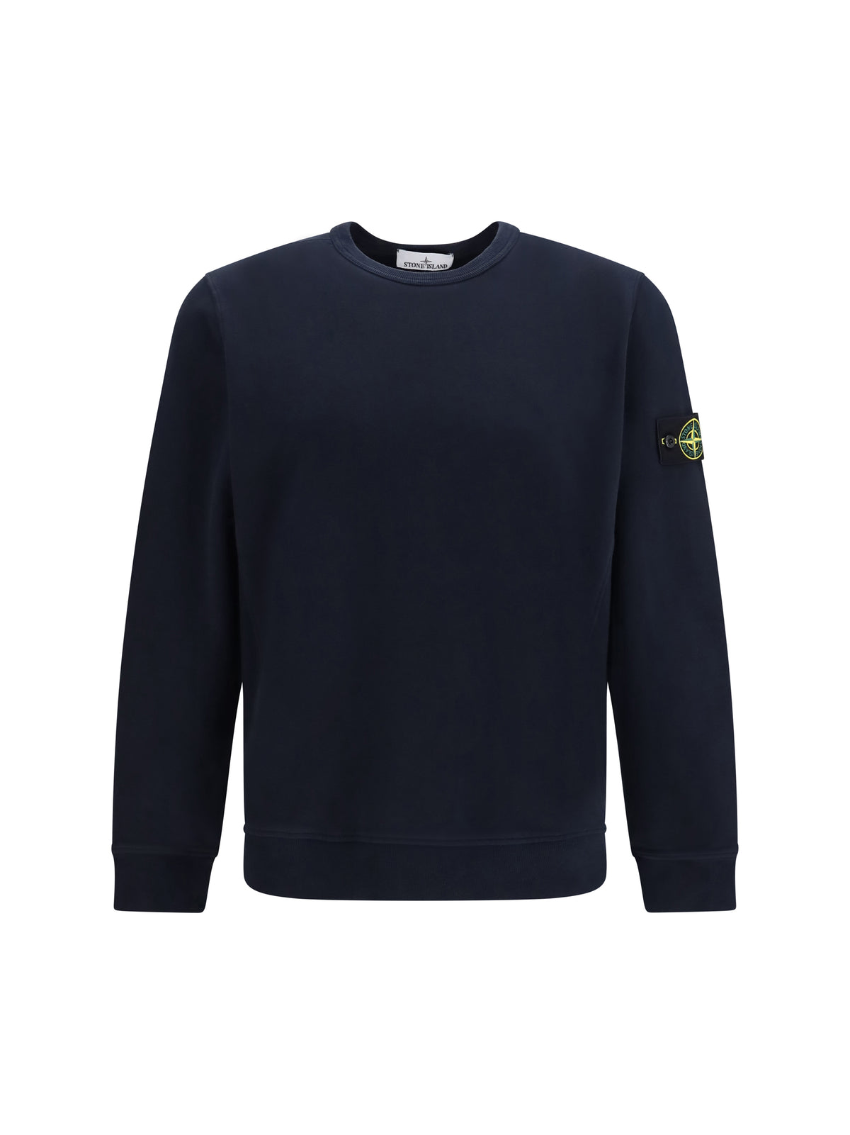 Stone Island Crewneck cotton Sweatshirt - Navy Blue